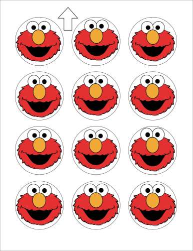Elmo Cupcake Images - Click Image to Close